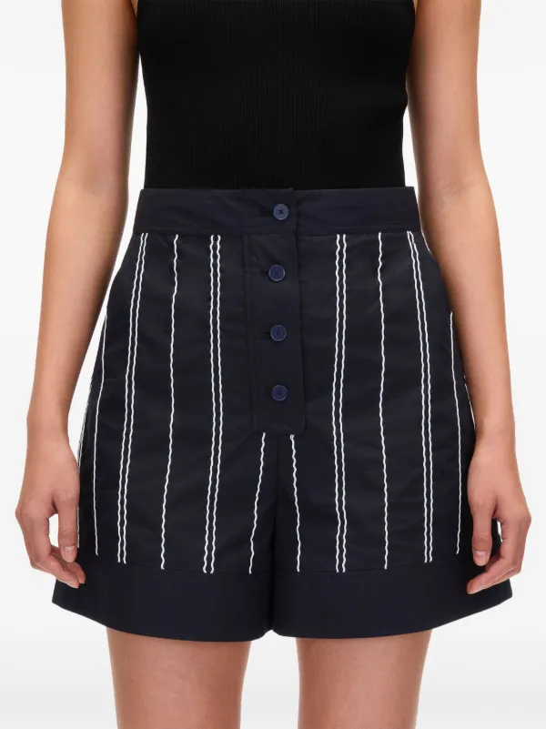 3.1 Phillip Lim ステッチ ショートパンツ | ブルー | FARFETCH JP