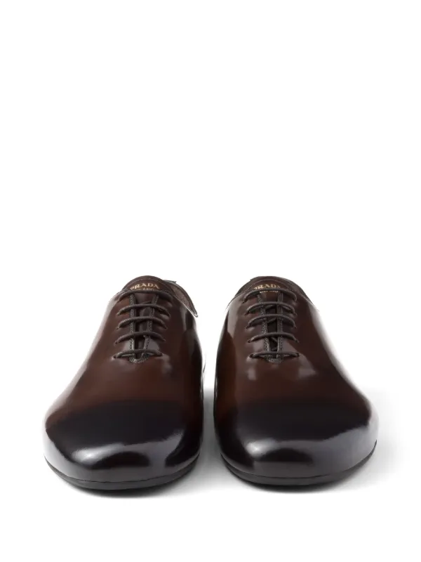 Prada レースアップ シューズ | ブラウン | FARFETCH JP