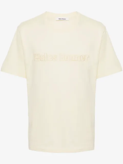 Wales Bonner logo-patch cotton T-shirt
