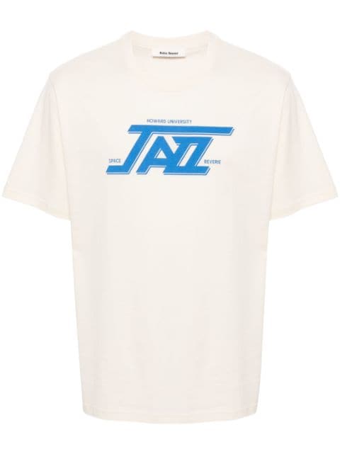 Wales Bonner Jazz-print cotton T-shirt