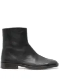 LEMAIRE piped zip boots - Black