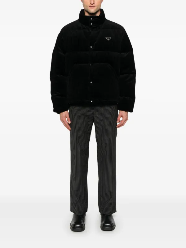 Prada コーデュロイ ジャケット | ブラック | FARFETCH JP
