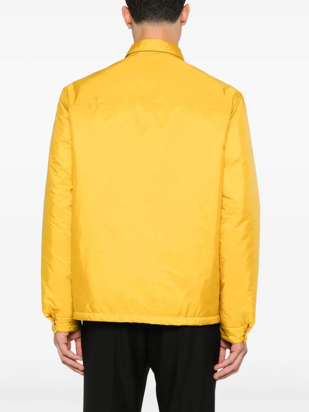 Prada Re-Nylon overhemd Geel