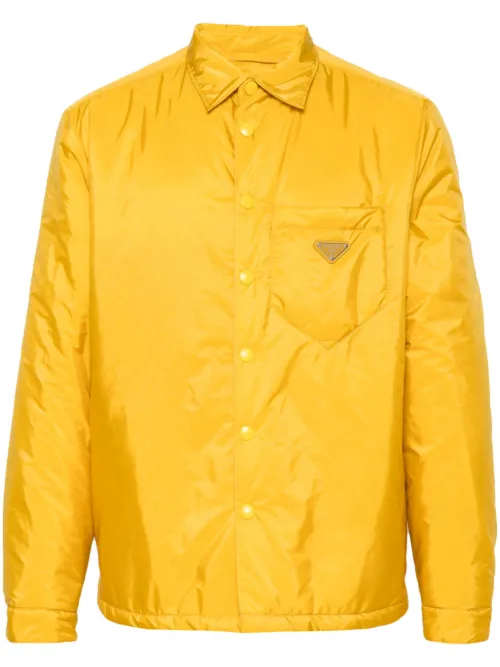 Prada chemise Re-Nylon - Jaune - Prada - Modalova