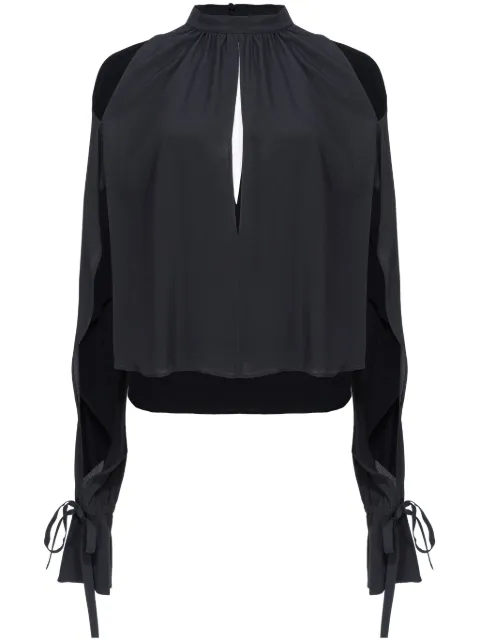 PINKO blusa con aberturas