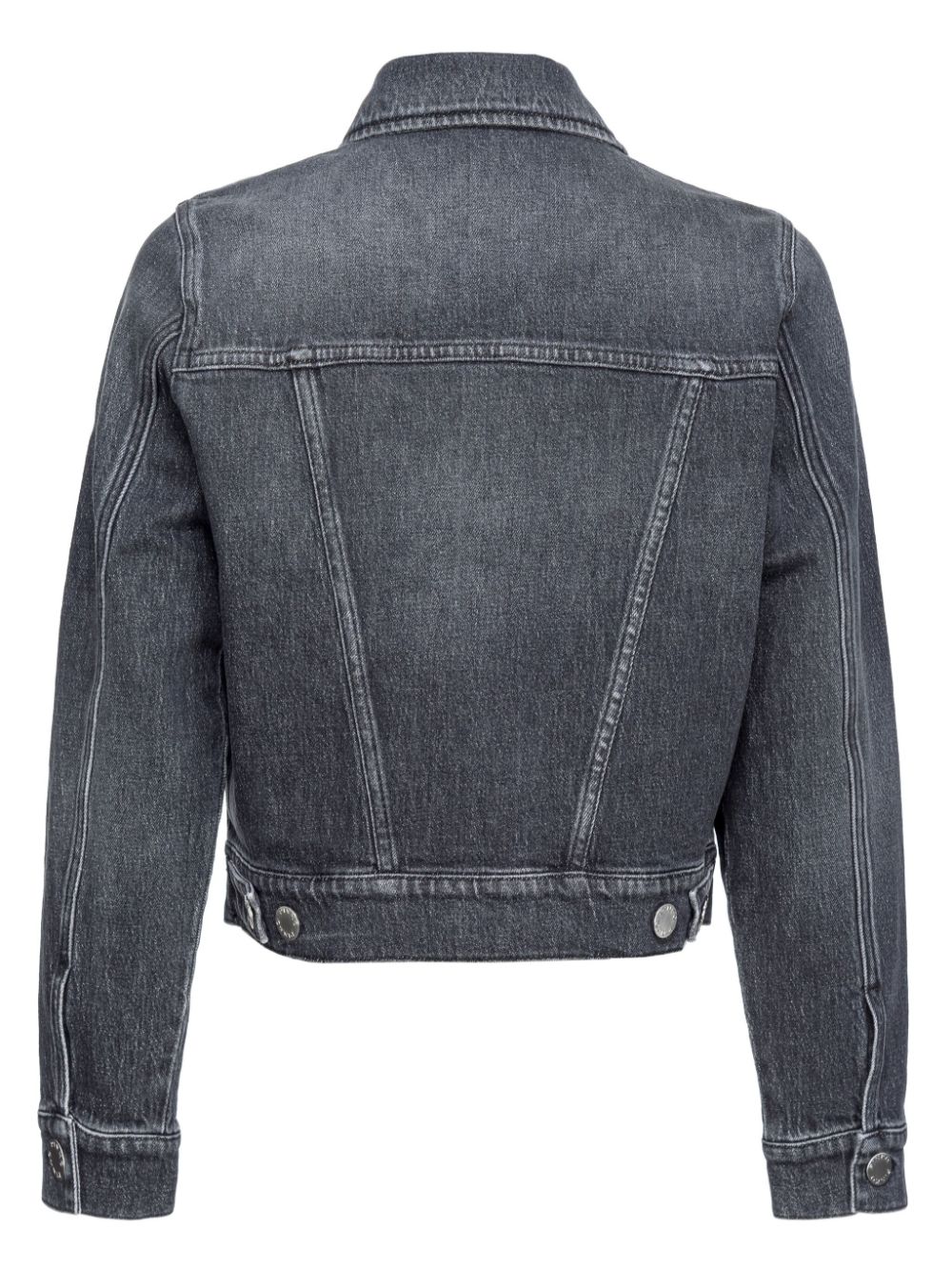 PINKO Denim jack met knopen - Grijs