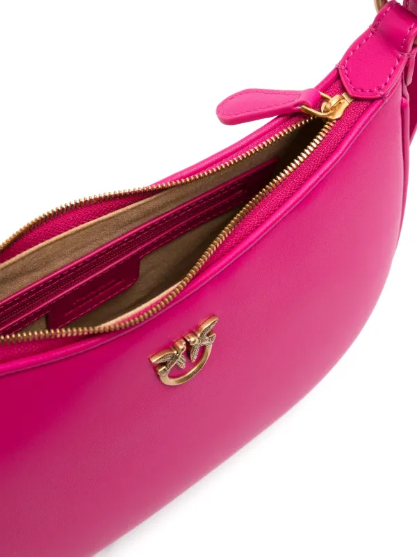 PINKO Mini Half Moon Shoulder Bag | Pink | FARFETCH JO