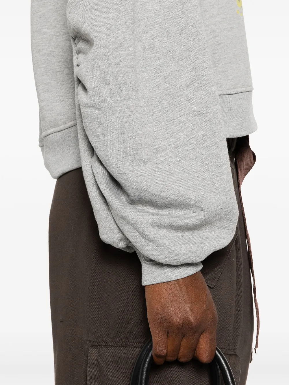 PINKO Sweater met tekst Grijs