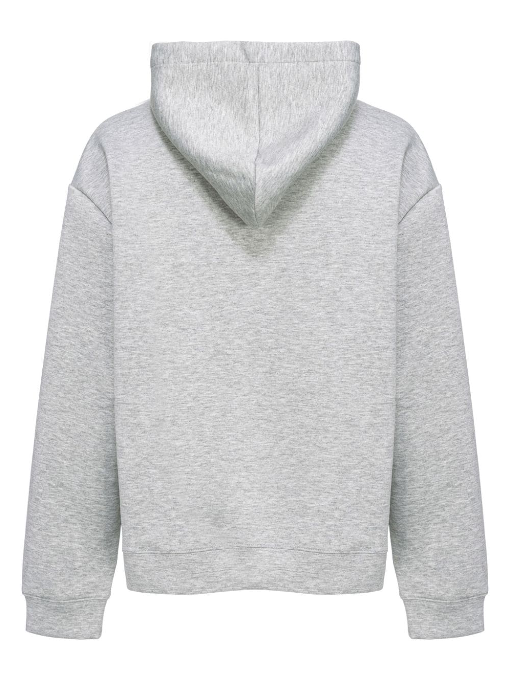 Shop Pinko Love Birds-embellished Zip-up Hoodie In Grey