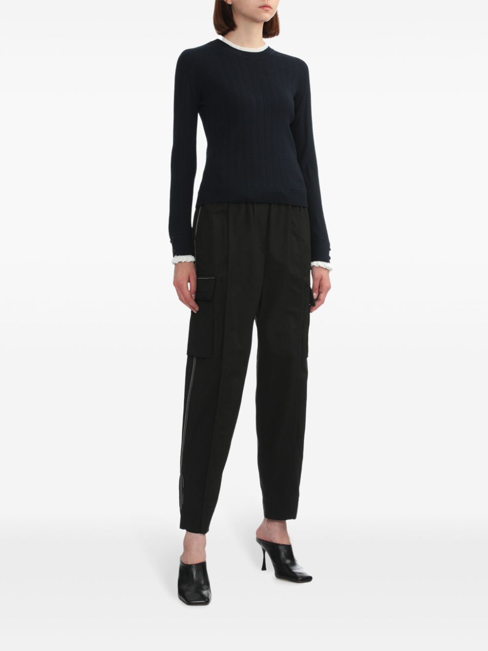 3.1 Phillip Lim Fluid ribbed sweater - Blue