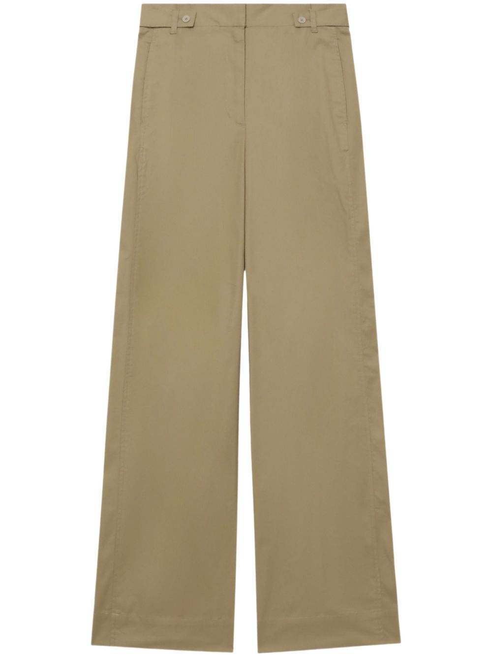 3.1 Phillip Lim belted waist tabs straight-leg trousers - Neutrals