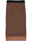 3.1 Phillip Lim bi-color knitted skirt - Orange
