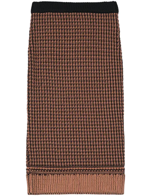 3.1 Phillip Lim bi-color knitted skirt