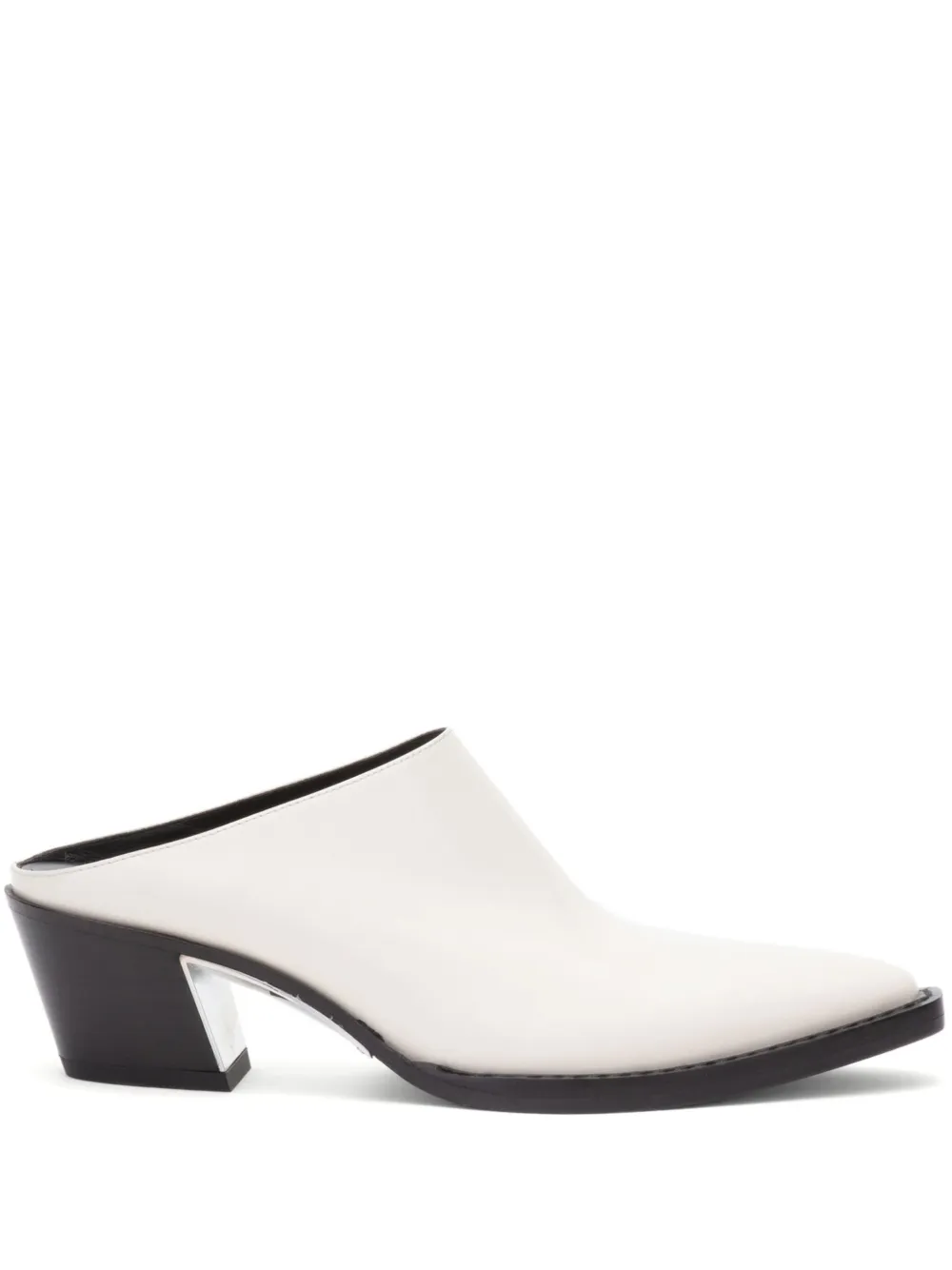 3.1 Phillip Lim Downtown 55 leren muiltjes Wit