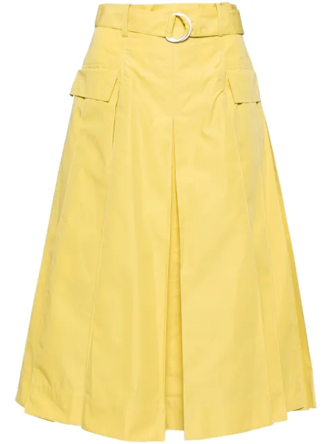3.1 Phillip Lim falda midi con hebilla en D