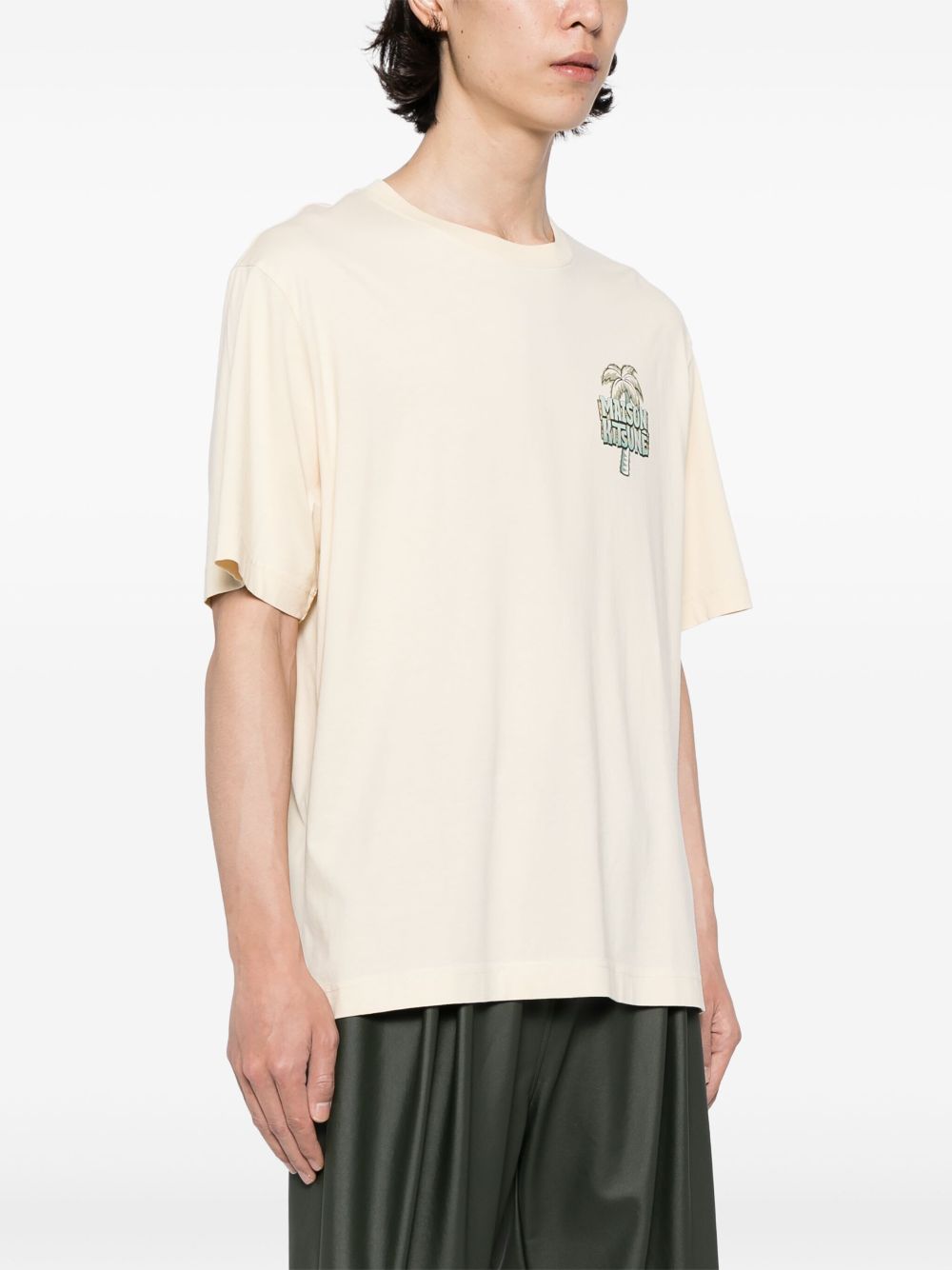 Maison Kitsune graphic-print cotton T-shirt Men