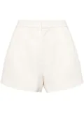 Alexis high-waisted tailored shorts - White