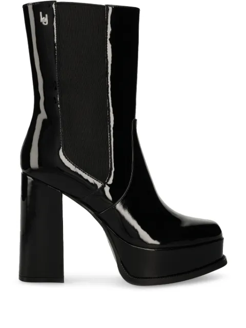LIU JO bottines à fini verni 110 mm