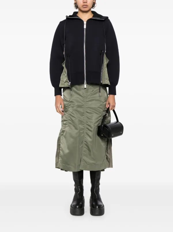 sacai ジップパーカー SACAI Carhartt WIP サカイ カーハート ジップフーディー (sacai