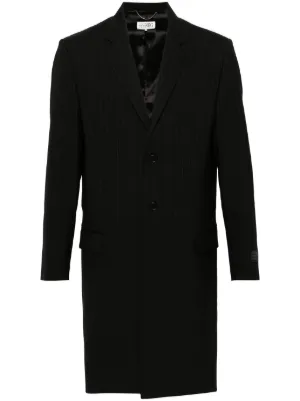 Jil Sander ノッチドカラー コート | ブルー | FARFETCH JP
