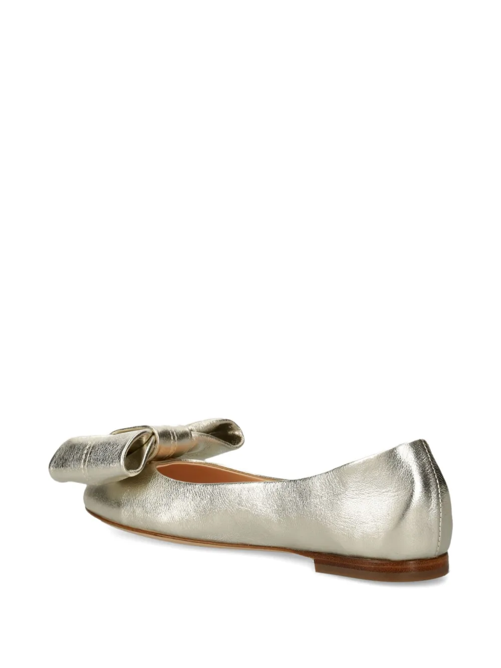 AGL bow-embellished ballet flats Gold