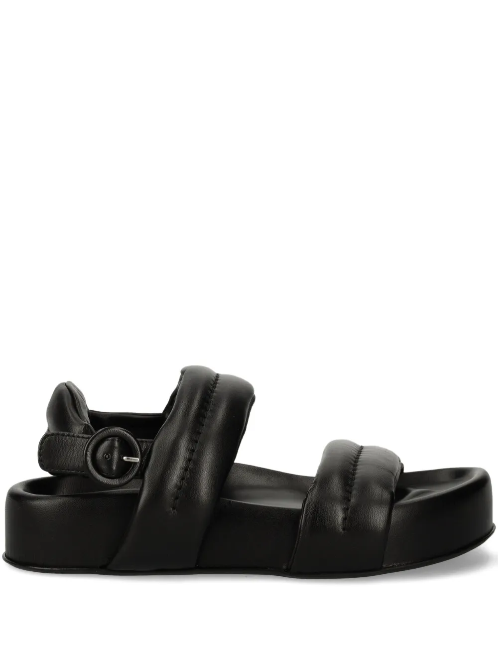 AGL padded double-strap sandals Zwart