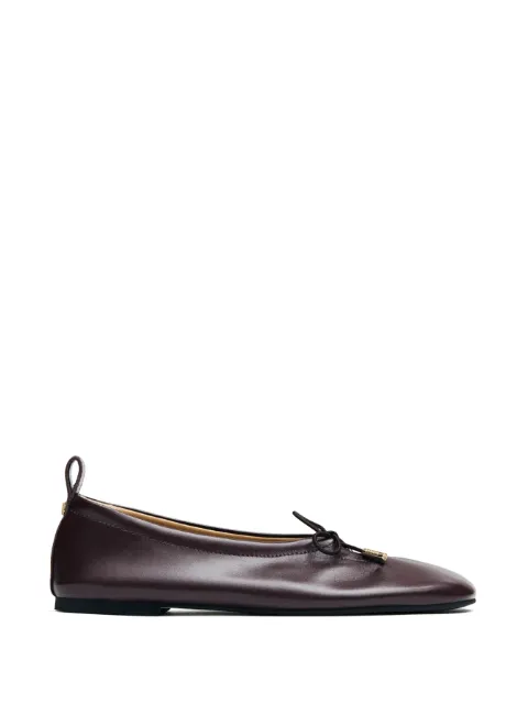 ALOHAS Rosalind brown leather ballet flats
