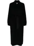 Claudie Pierlot belted long coat - Black