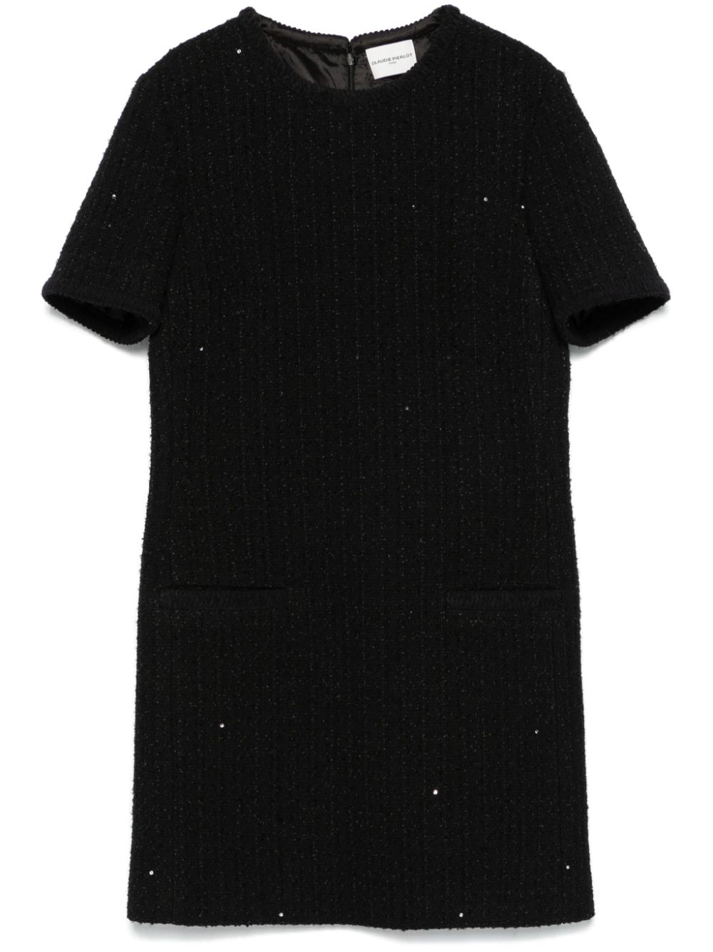 Claudie Pierlot tweed mini dress – Black