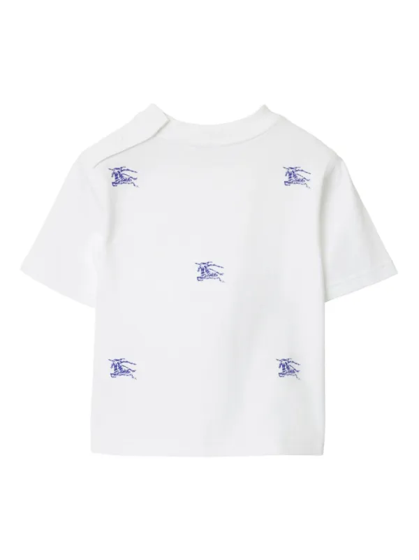 Burberry Kids logo-print Cotton T-shirt | White | FARFETCH NO