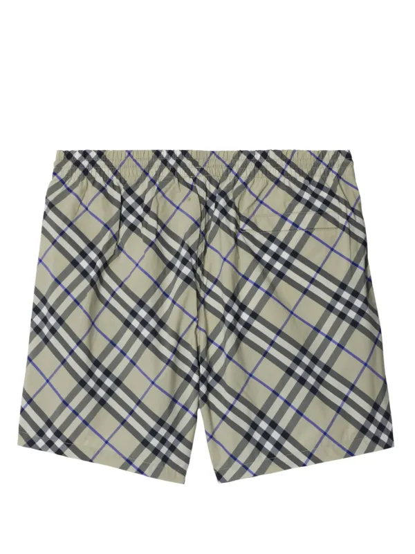 Burberry swimsuit mens green on sale