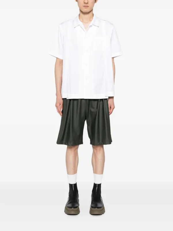 Sacai Cotton Poplin Shirt | White | FARFETCH