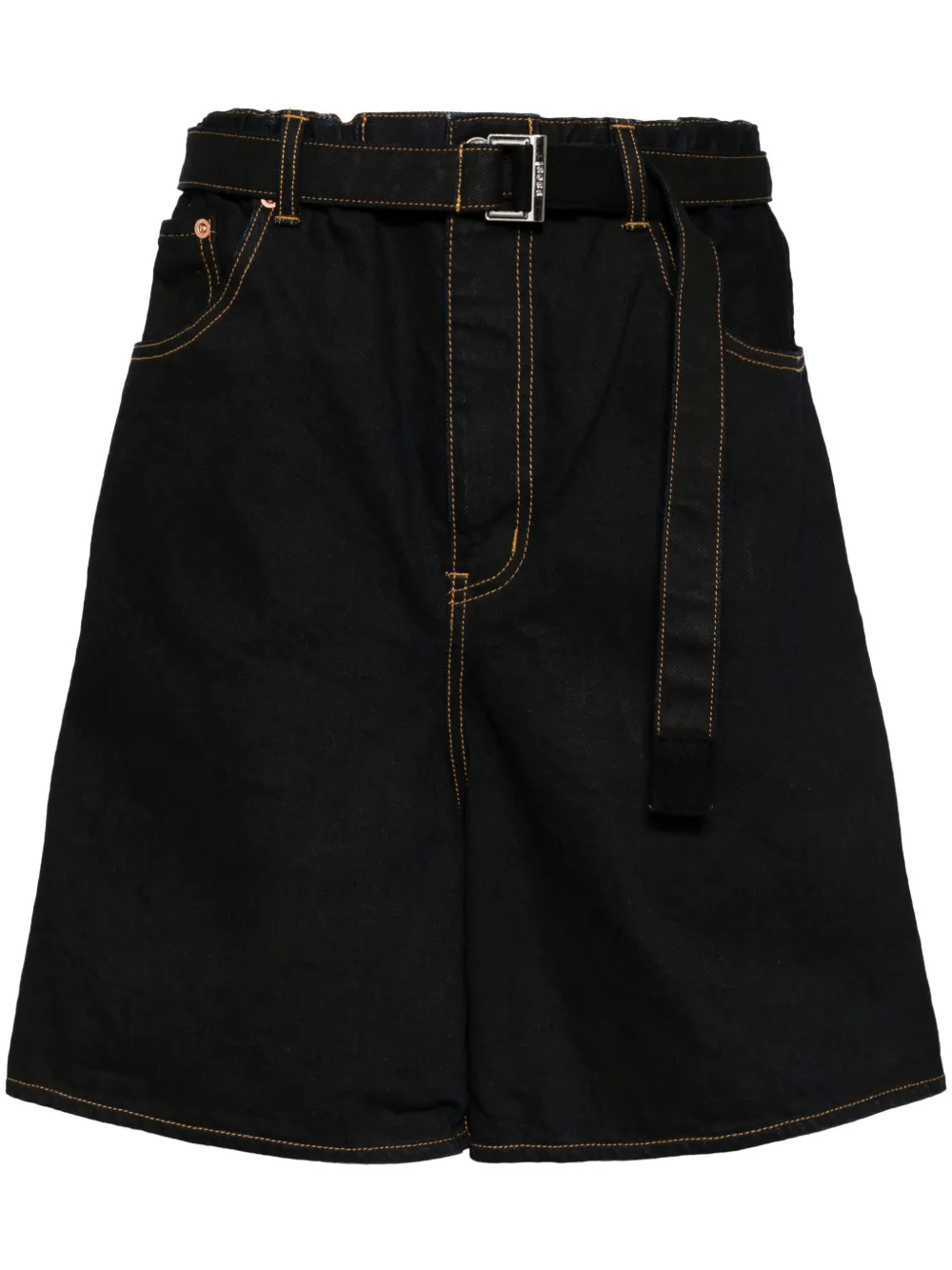 Sacai Denim shorts Blauw