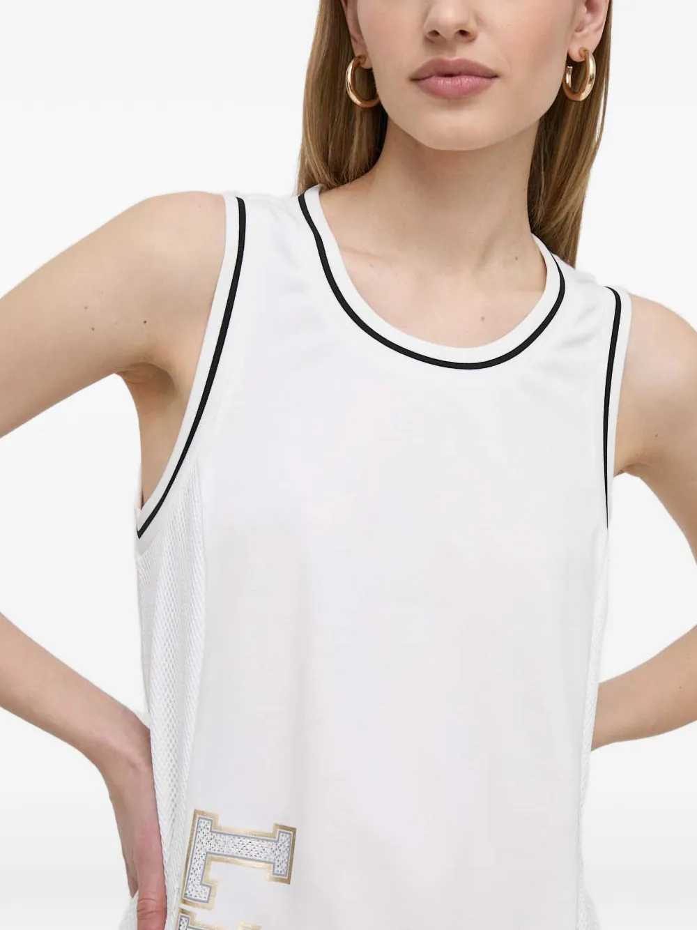 LIU JO Jurk met logo Wit