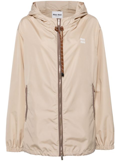 Miu Miu lightweight hooded jacket Women