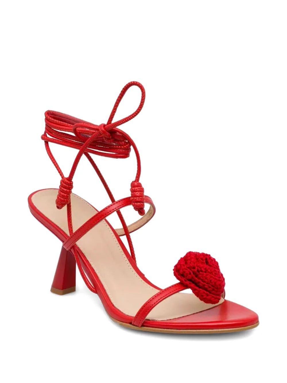 ALOHAS 80mm Kendra sandals Red