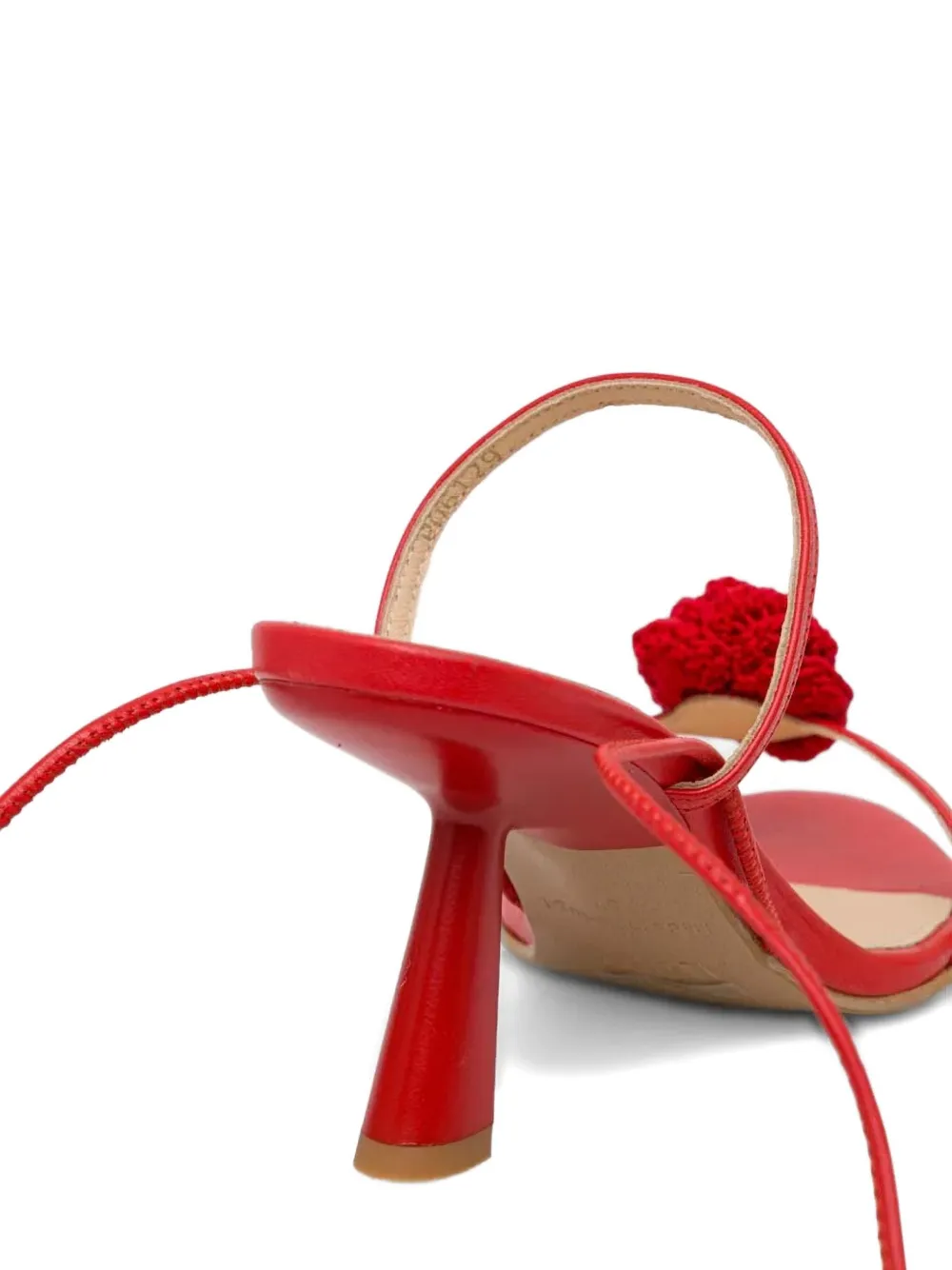 ALOHAS 80mm Kendra sandals Red