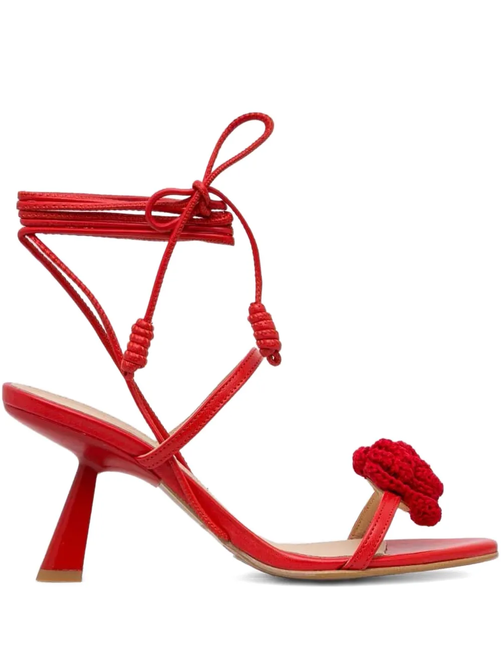 ALOHAS 80mm Kendra sandals Red