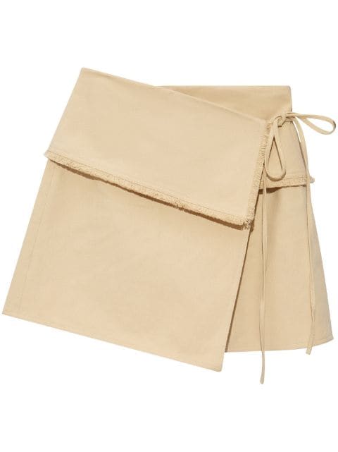 SAMSOE SAMSOE panelled wrap miniskirt