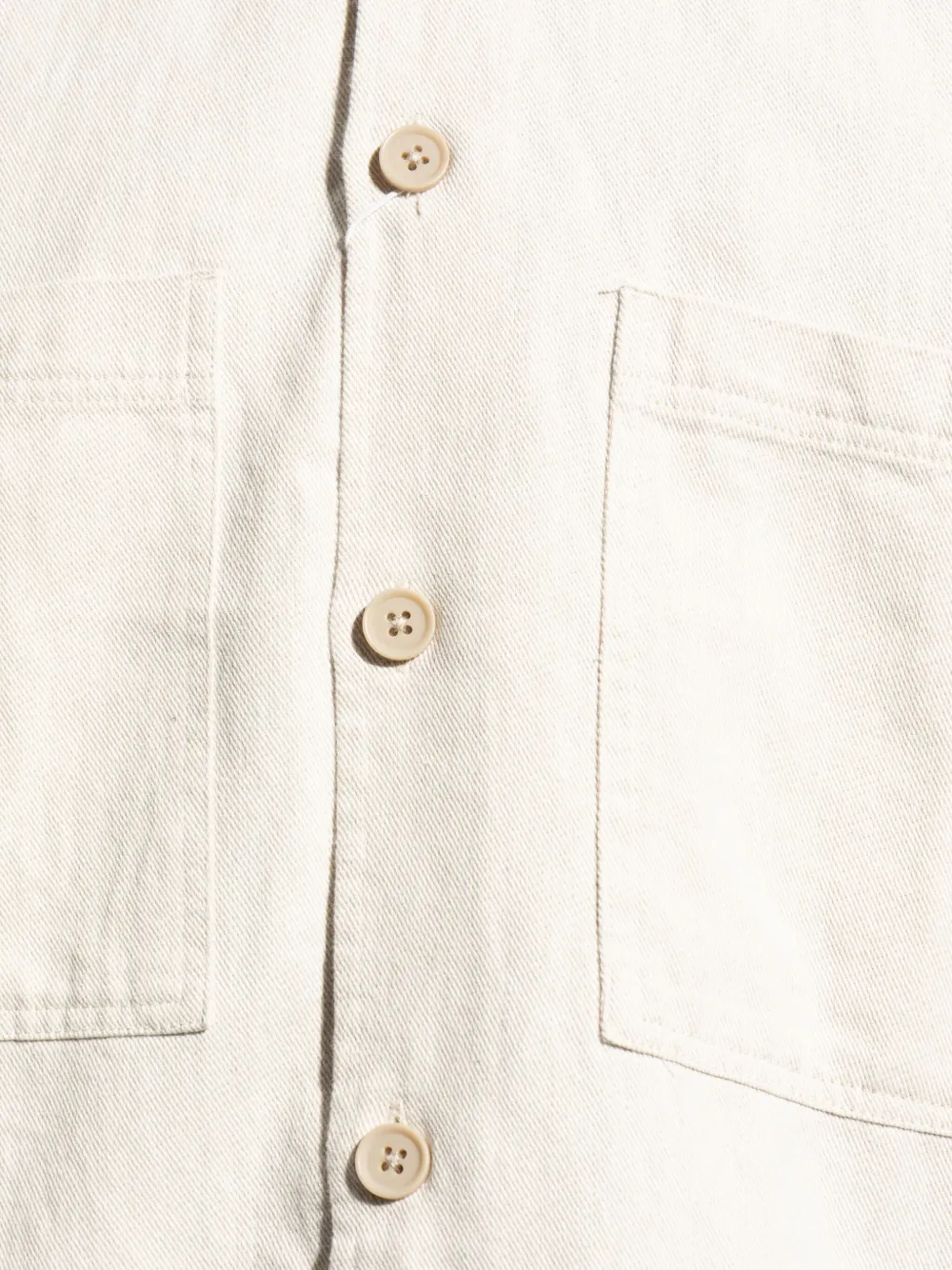 SAMSOE Overhemd van katoenblend Beige