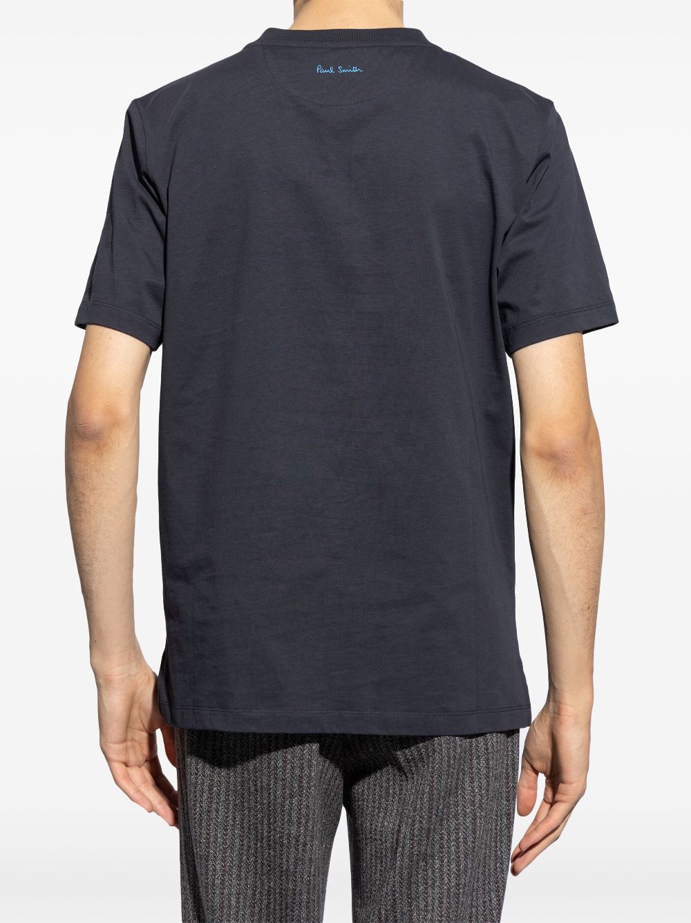 Burberry logo-embroidered organic cotton T-shirt Men