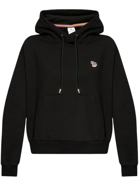 PS Paul Smith Zebra-patch cotton hoodie