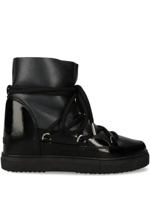 Inuikii lace-up panelled ankle boots