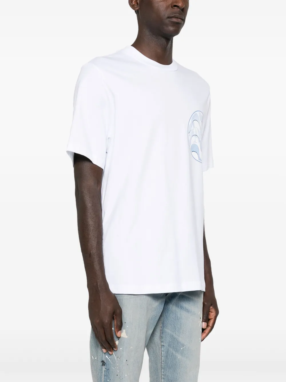 AMIRI Katoenen T-shirt met print Wit