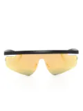 SCUDERIA FERRARI wraparound-frame sunglasses - Gold