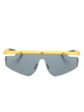 SCUDERIA FERRARI biker-style frame sunglasses - Black