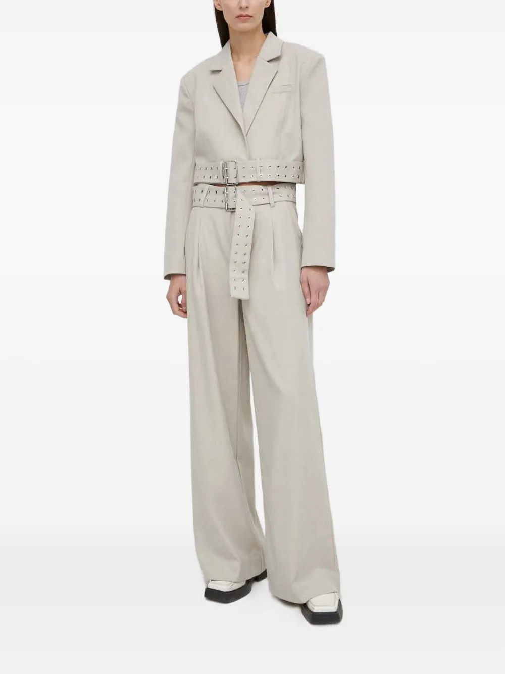 Gestuz EdithaGZ belted cropped jacket | Cropped Jackets | Image 2