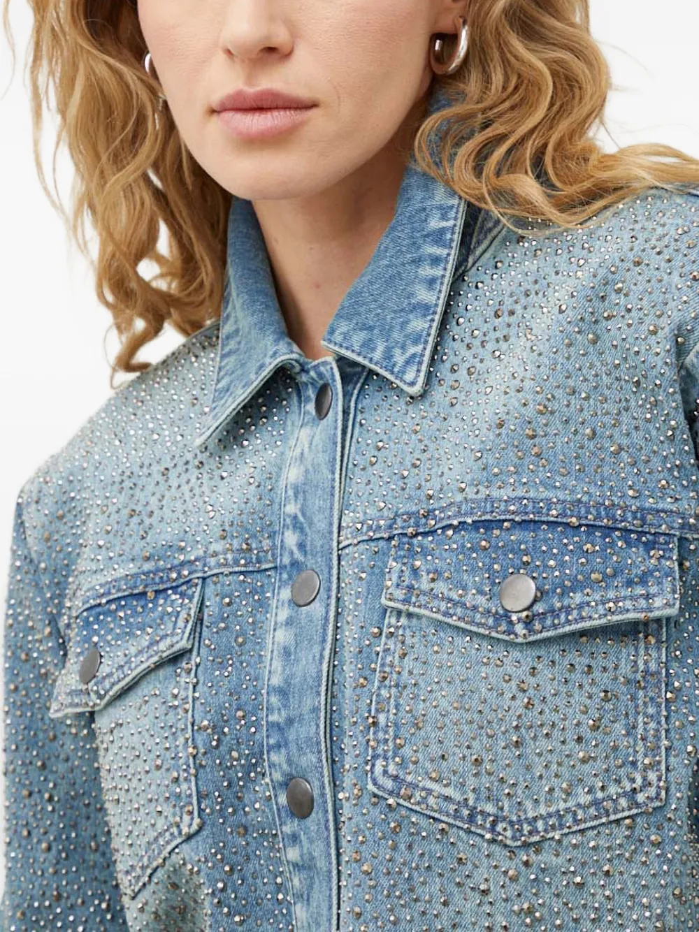 Gestuz Nadivagz Embellished Jacket In Blue