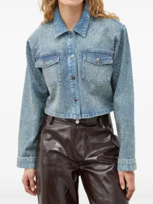 Fiorucci ポルカドット デニムジャケット | ブルー | FARFETCH JP