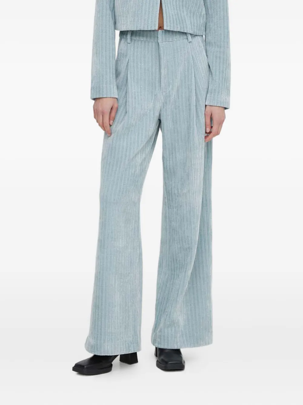 Gestuz ElnoraGZ corduroy trousers | Blue | Image 1